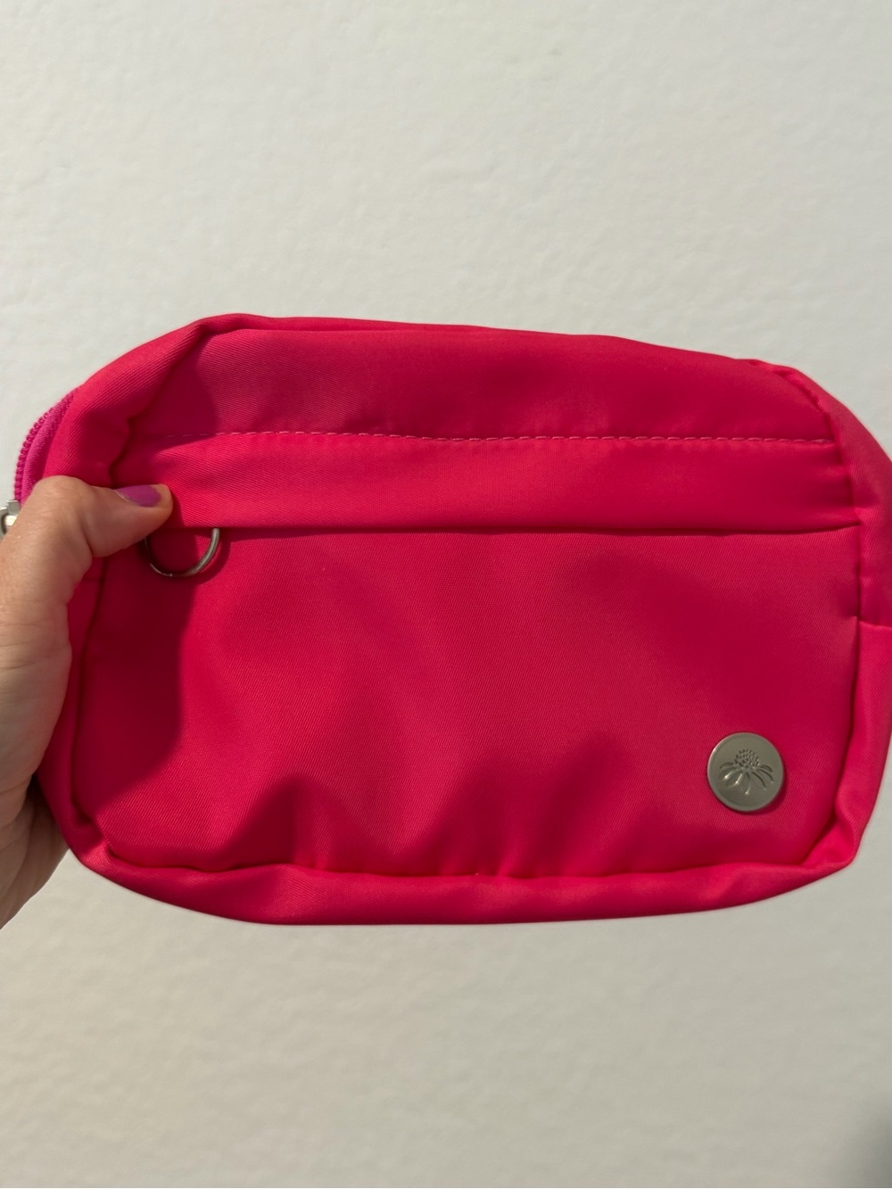 Senita Athletics Hot Pink Shoulder Pouch